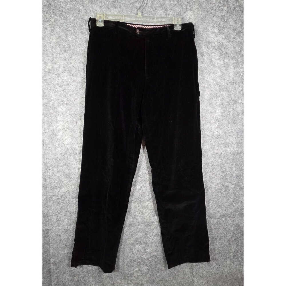 Etro Spa Via Spartiaco 3 Dress Pant Flat Front Black Men's Size 36 Designer